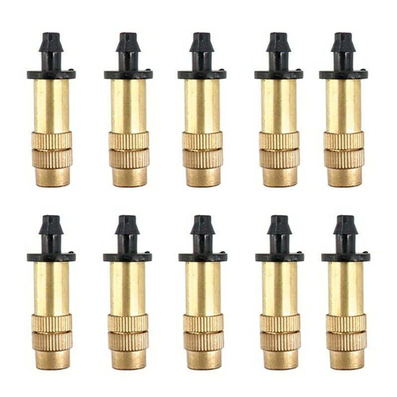 1pcs Micro Drip Irrigation Misting Brass Nozzle Garden Spray Cooling Par.l8