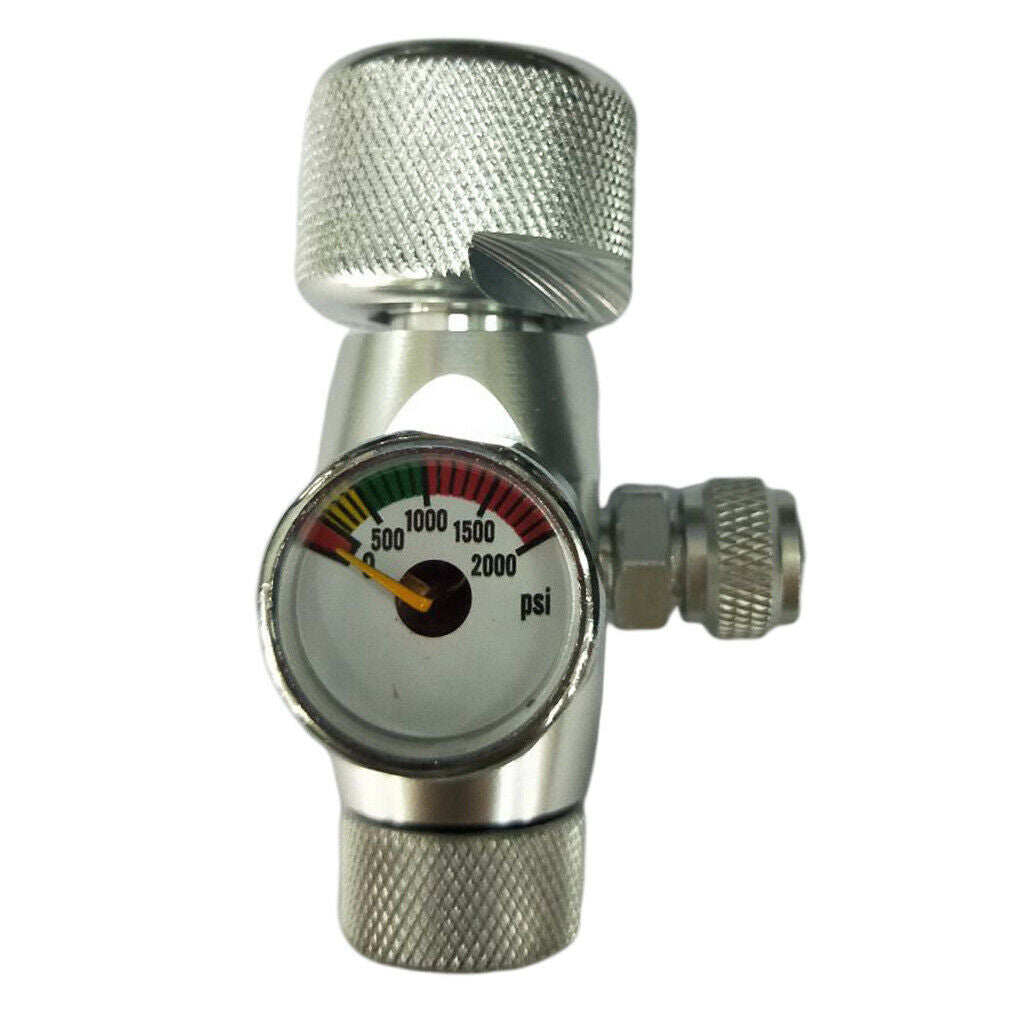 2pc CO2 Regulator Easy Use Decompression Gauge Bubble Counter for Fish Tank