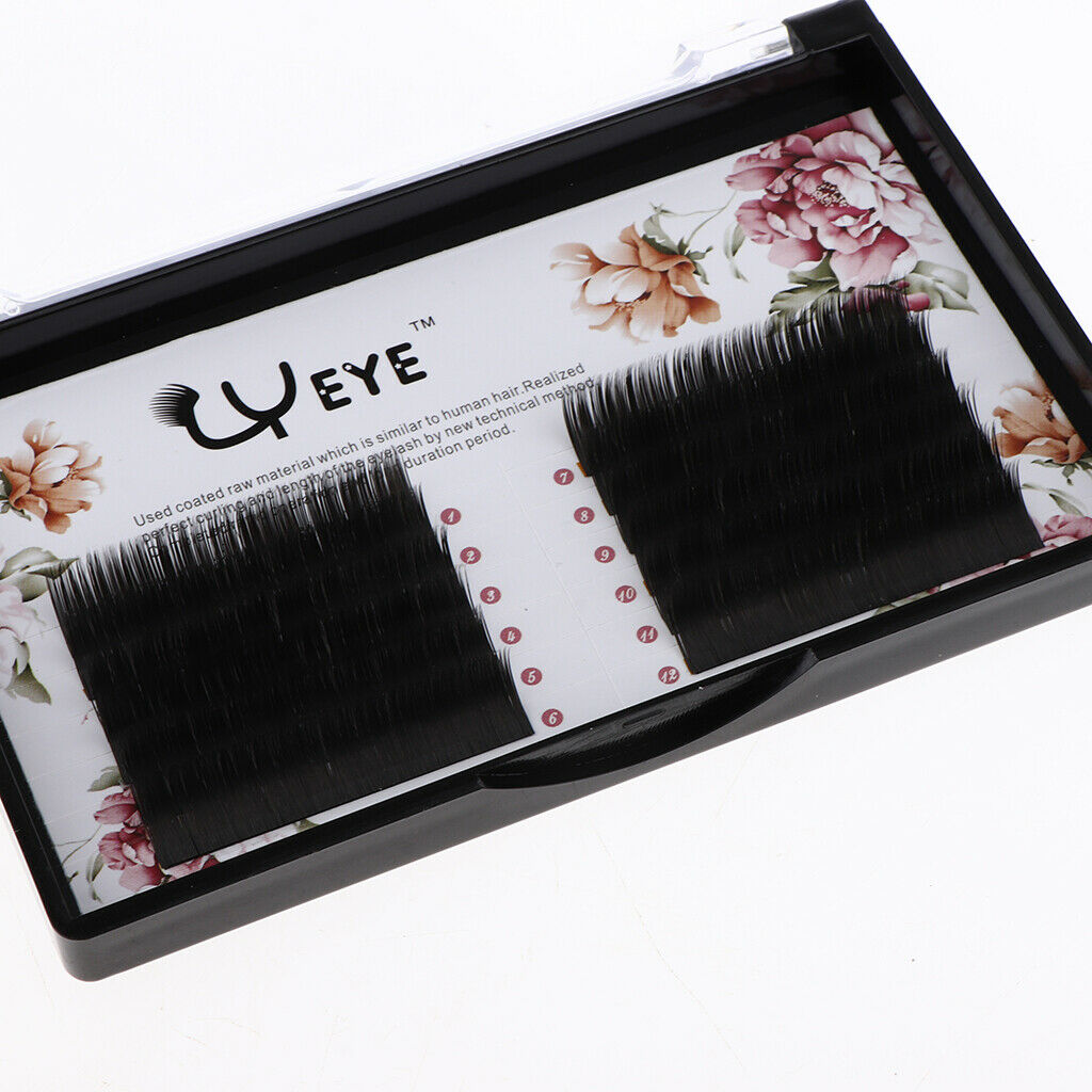 5 Units False Eyelash Case Length 8/9/10/11/12 Mm for Cosmetic Accessories
