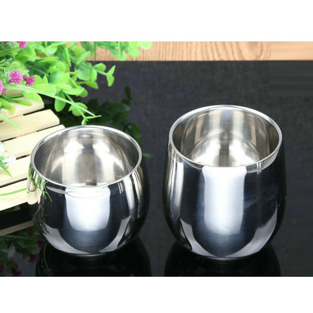 Double-wall Tumbler Insulated Cup Coffee Juice Drinking Mug Office Travel