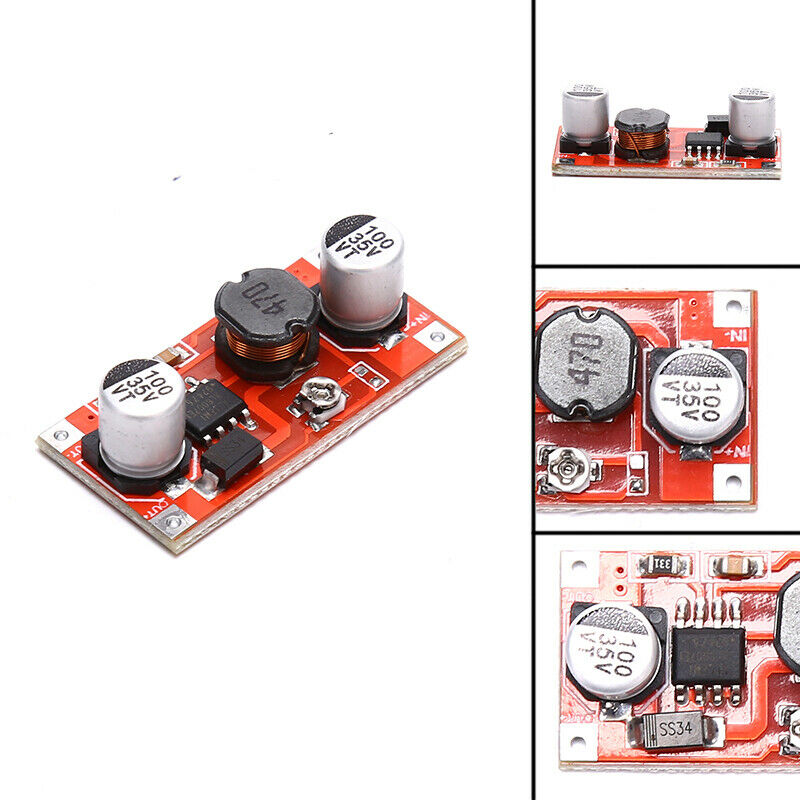 XL6007 3V 5V 9V 12V to 24V Output Adjustable DC-DC Boost ModuleB WF
