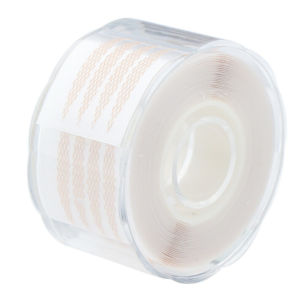 2 Rolls of 440pairs Oval Invisible Fiber Strips Double Eyelids Lift Tapes