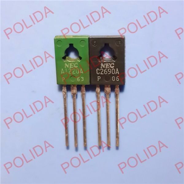 1pairs or 2PCS Transistor NEC TO-126 2SA1220A/2SC2690A A1220A/C2690A