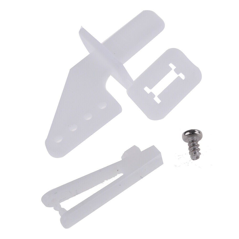 10 sets medium lock on nylon control horn and clevis 21mm set rud .l8