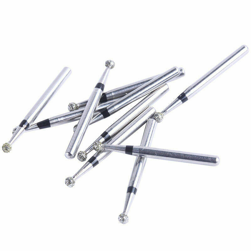 20Box Dental Diamond Burs Super Coarse BR-40S Ball Shape FG Turbine Handpiece US