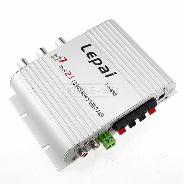 200W Mini Radio MP3 Stereo Car Bike Hi-Fi Amplifier 12V