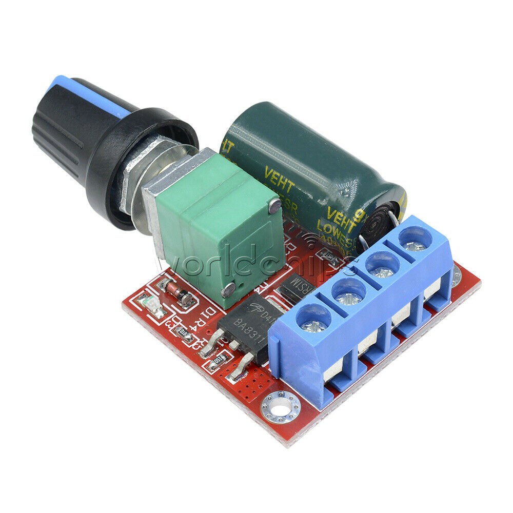 2PCS 4.5V-35V 0-5A 20khz LED PWM DC Motor Controller Speed Regulation Dimmer