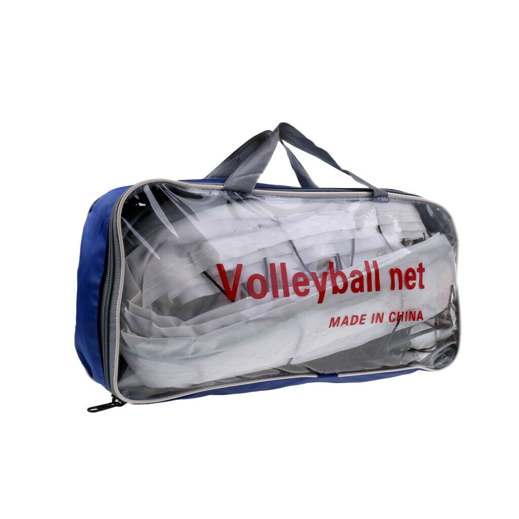 prettyia Standard Outdoor Indoor Beach Volleyball Net Replacment with Bag
