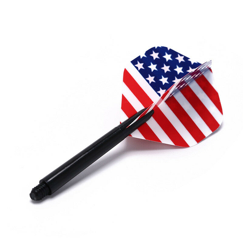 15pcs nylon dart shafts and 15pcs nice pattern darts flights dart accessor.l8