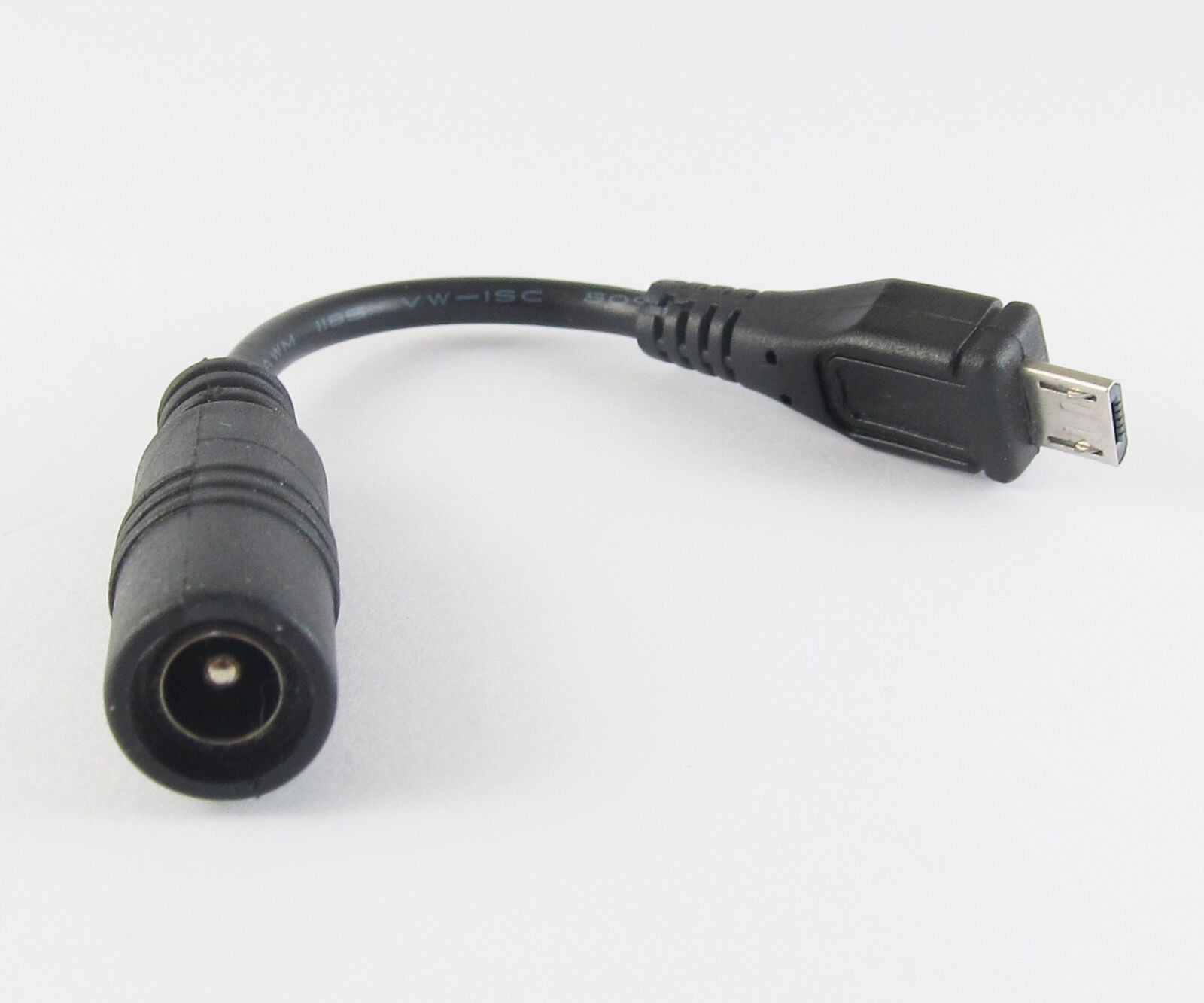 5pcs NEW 5.5x2.1mm DC Female power Supply Adapter to Micro USB Plug Cable 12cm