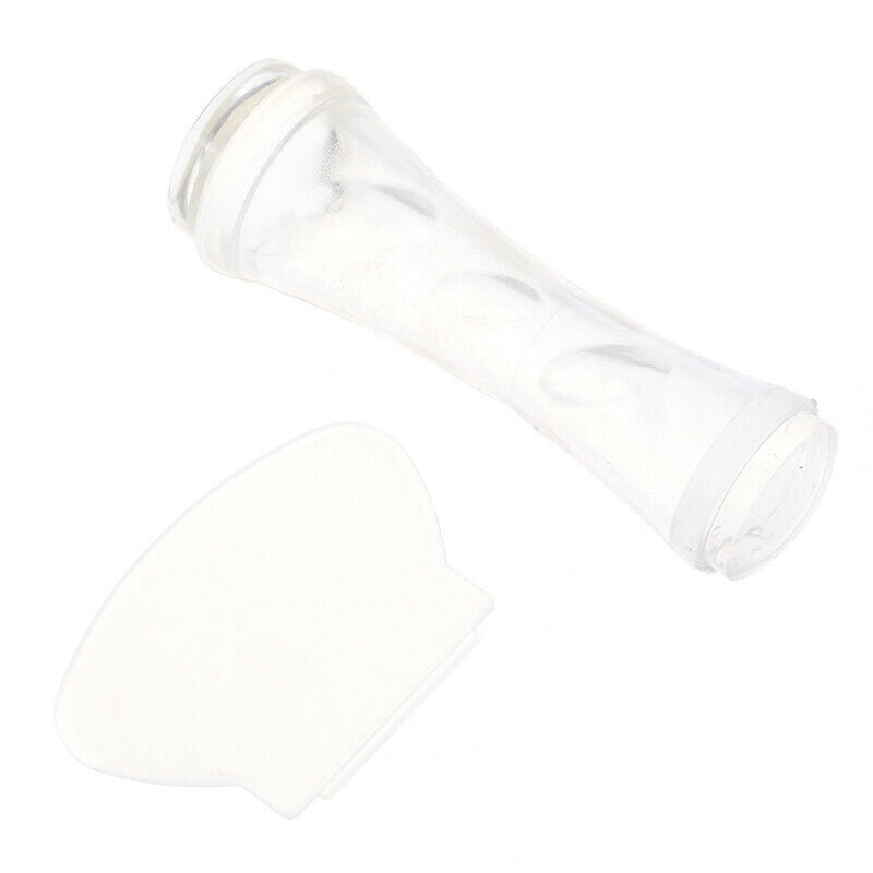 Double Head Silicone Seal Nail Stamping Printing French Nail Stamper ScraperBDA