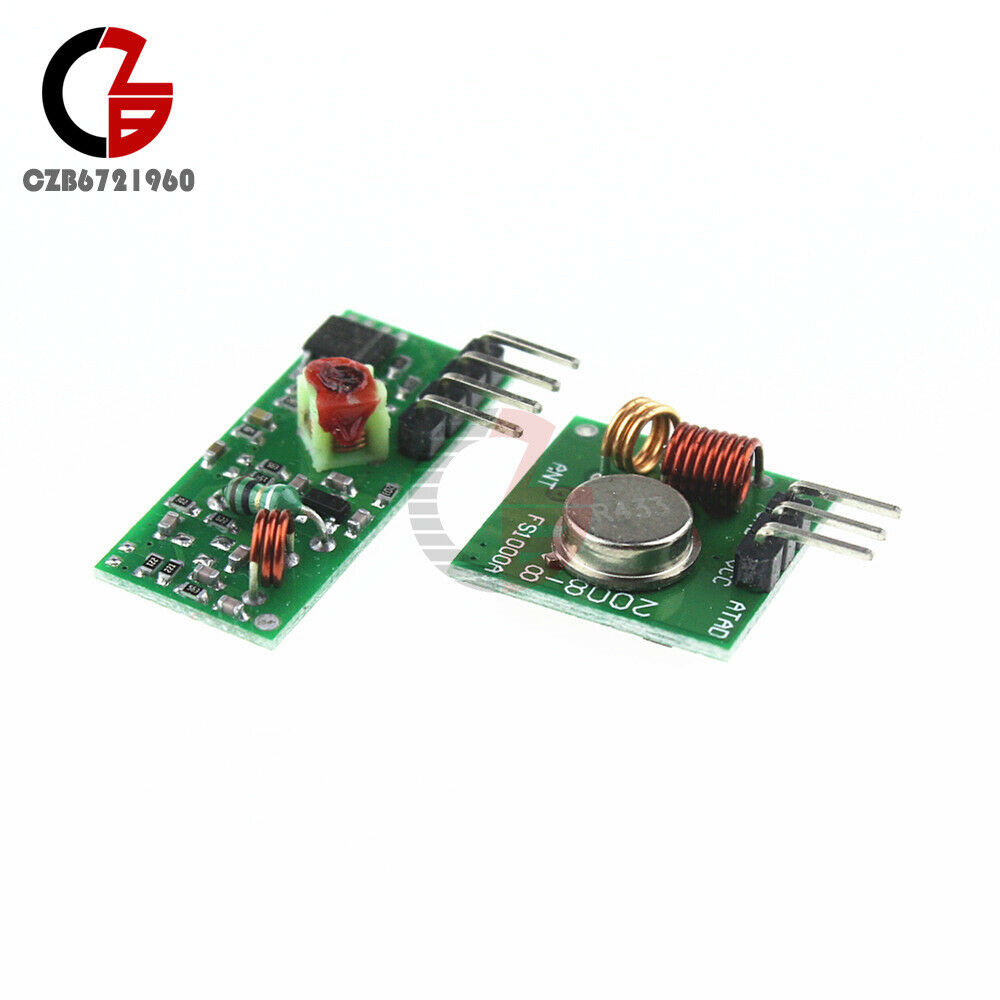 5Pcs 315Mhz RF Transmitter&Receiver Module Kits for Arduino ARM MCU Raspberry Pi