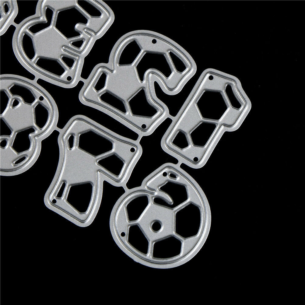 Football Numeral Design Metal Cutting Die For DIY Scrapbook Album Paper C.l8