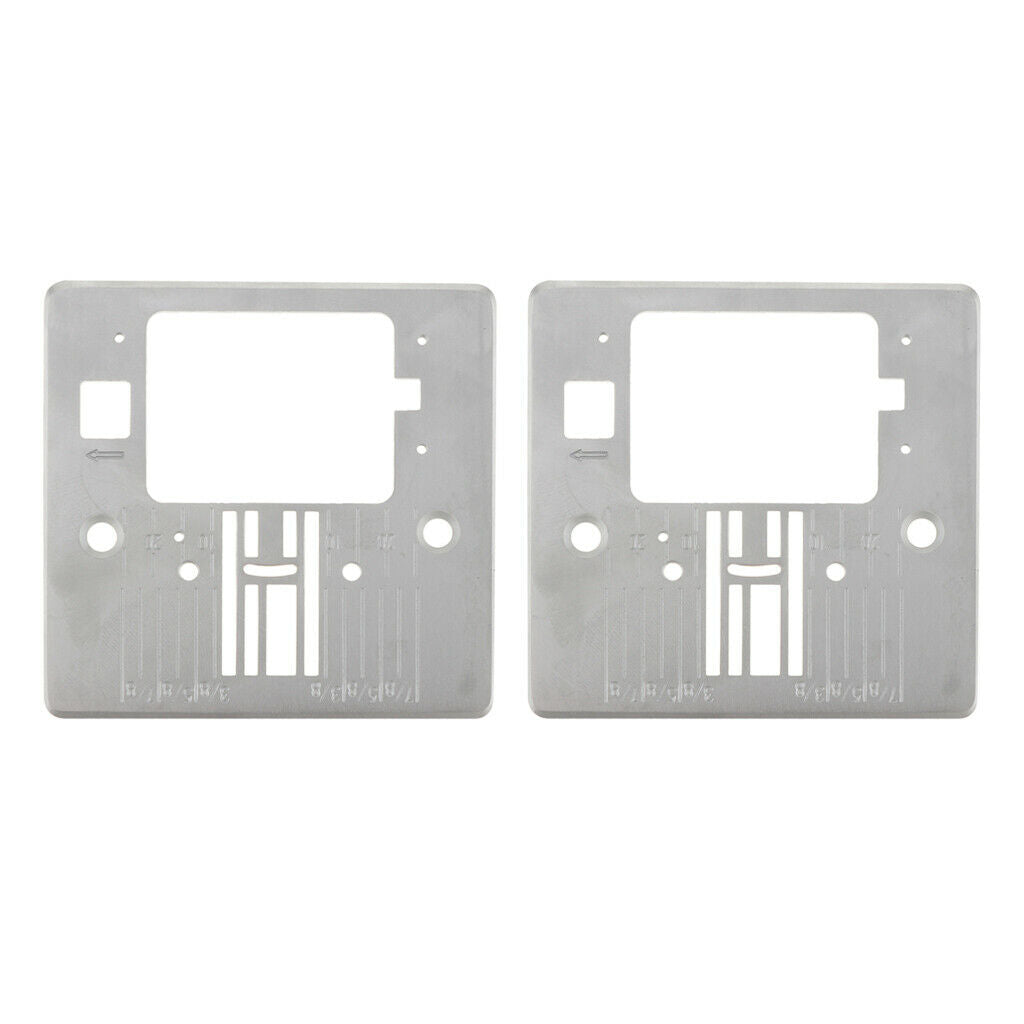 2PCS NEEDLE THROAT PLATE Q60D FOR SINGER 4423 4432 5511 DOMESTIC SEWING MACHINE