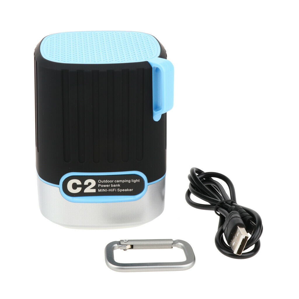 Mini Portable Wireless Bluetooth HiFi Speaker Loudspeaker Boom Box LED Light