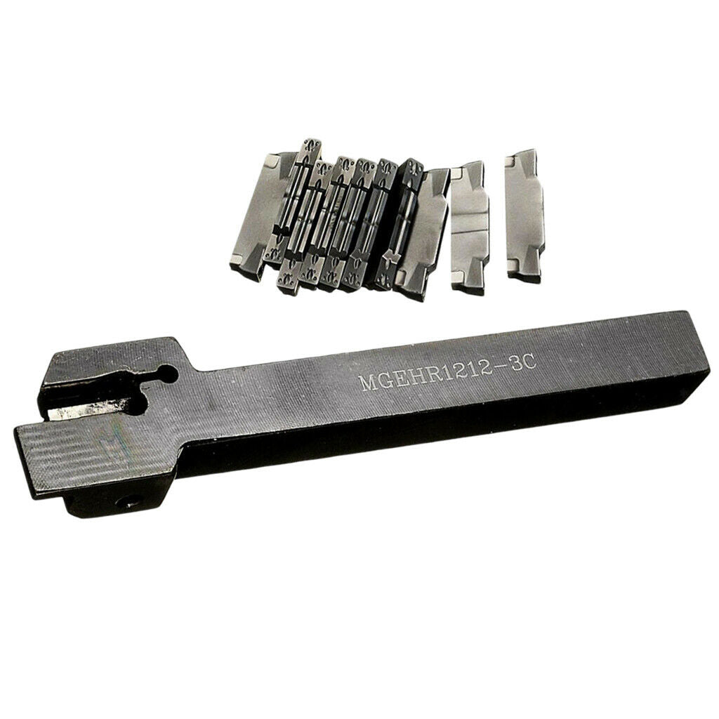 MGEHR1212-3 Cut-off Lathe Parting Turning Holder + MGMN300 Carbide Inserts