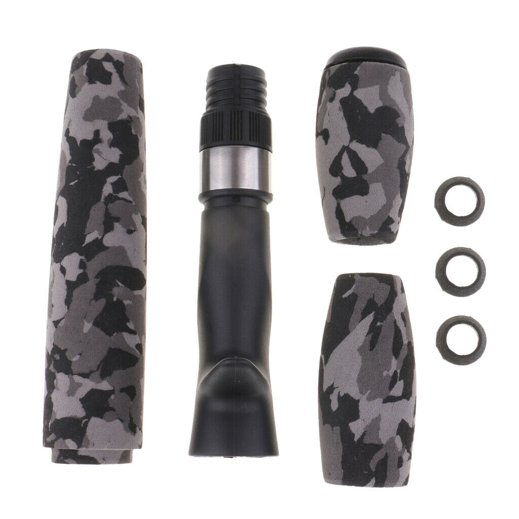 Fishing   Rod   EVA   Handle   Split   Grip   Kit  &  Reel   Seat