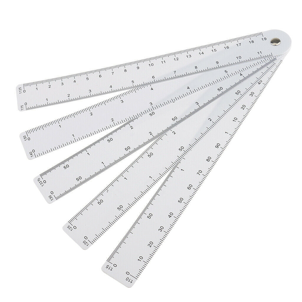 Architect Engineering Scale Ruler 10 Scales Foldable Multi Ratio Rulers