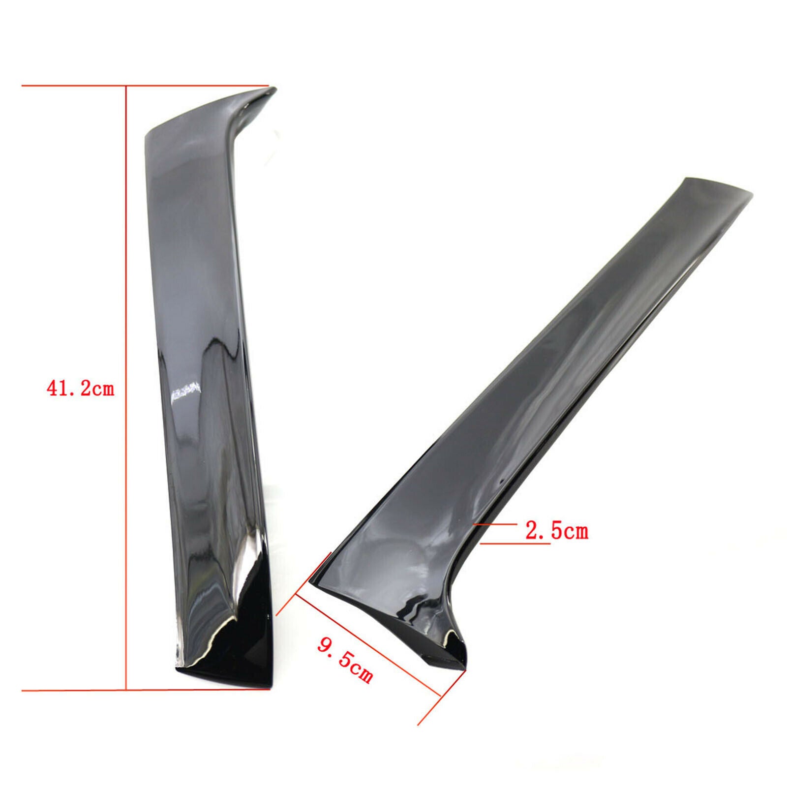 2Pcs Rear Roof Window Spoiler Wing Car-Styling for VW Golf 7 R Variant Wagen