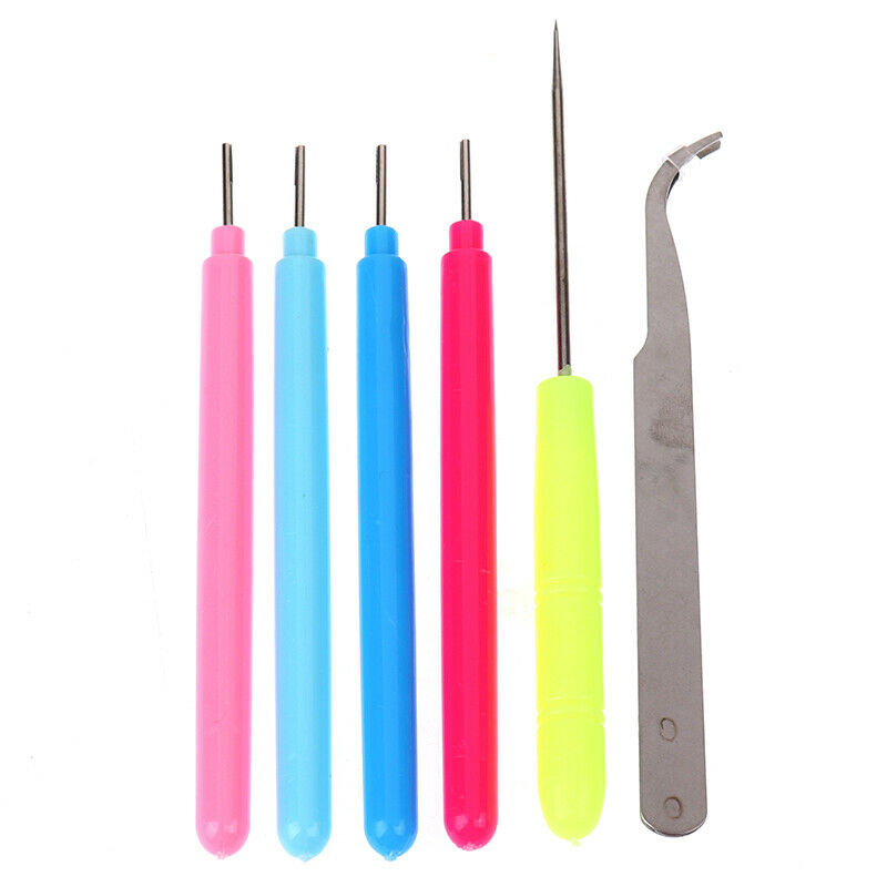 6Pcs Paper DIY Set Quilling Paper Tools Tweezer Needle Pins Slotted Pen T.l8
