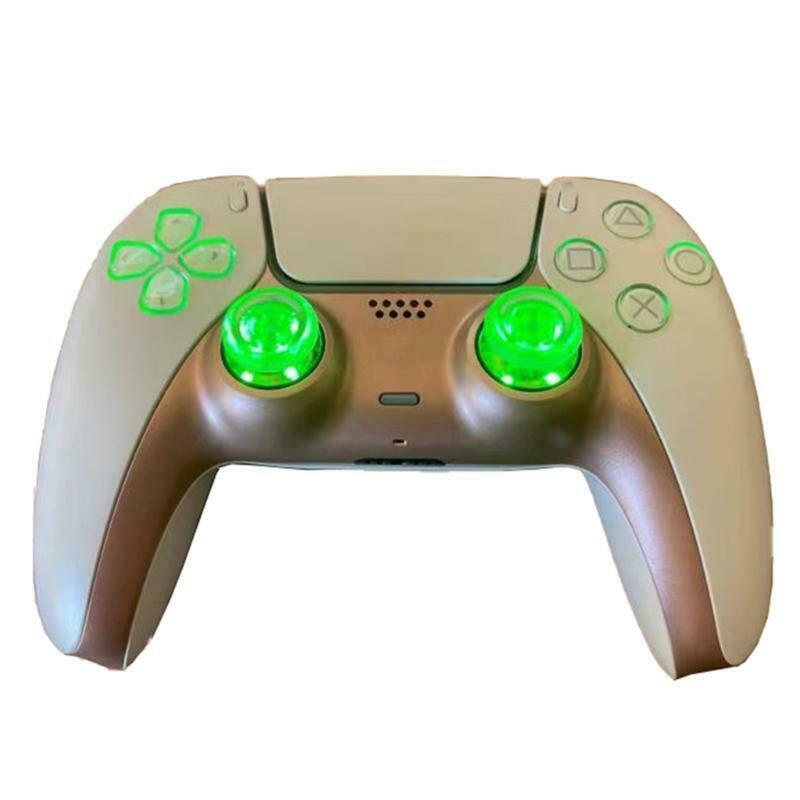 6-Colors Luminated D-Pad Thumbsticks Face Buttons LED Kit for PS5 Controller