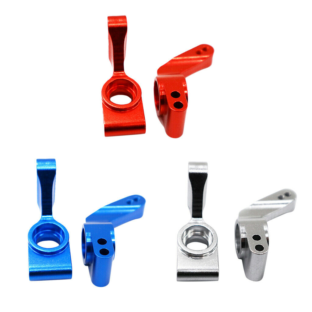 2WD Rear Hub Carrier Rear Arm Wheel Hub Carrier for 1/10 RC Car Red