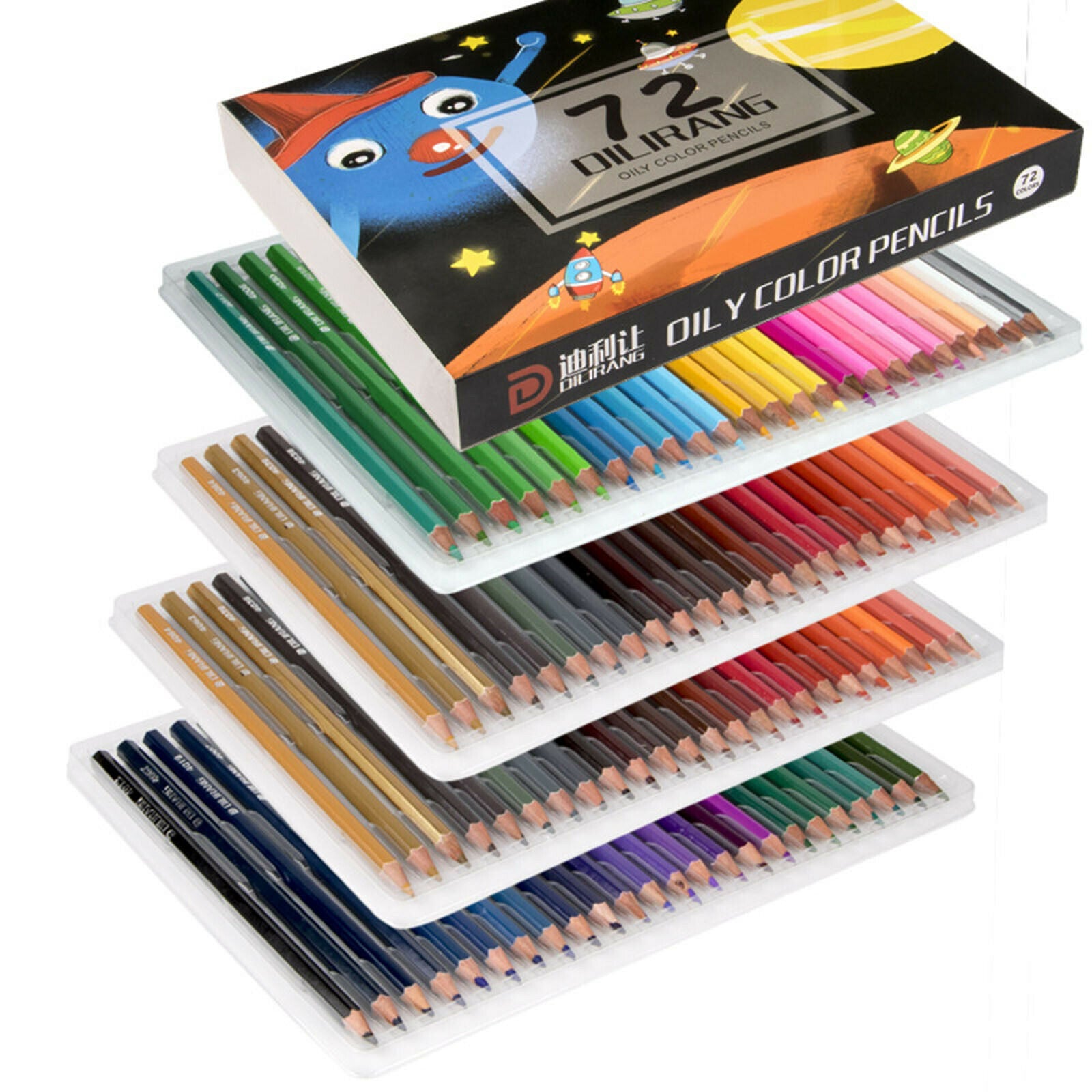 Colored Pencils 72 Count Set Artist Painting Sketching for Adults Kids