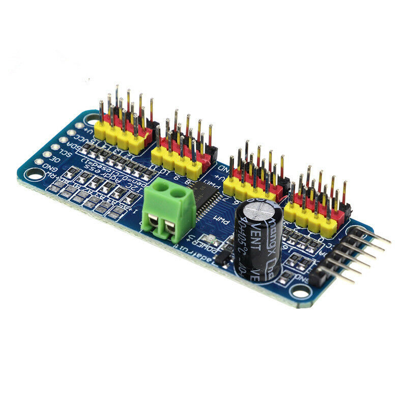 1PCS 16-Channel 12-bit PWM Servo motor driver Module DC5-10V 12 Bit 40-1000Hz