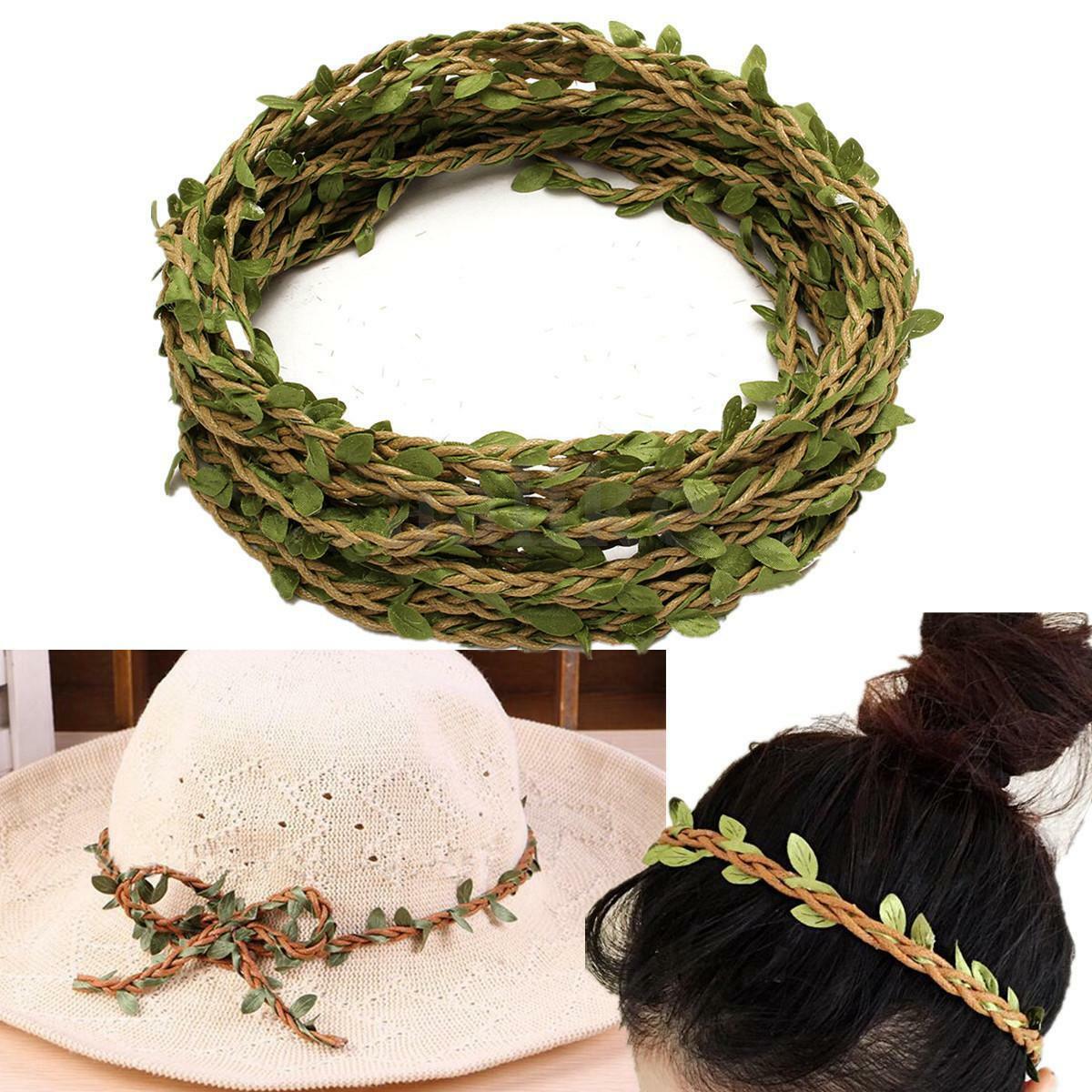 5M Artificial Vine Foliage Leaf Plant Garland Rustic Home Garden Wedding Decor