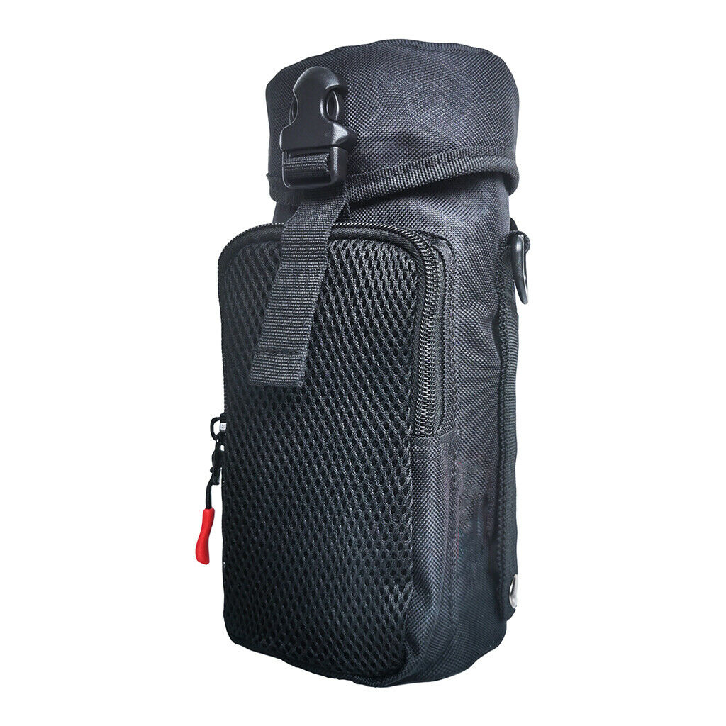 Oxford Cloth Water Bottle Holder Kettle Carrier & Shoulder Strap for Hiking