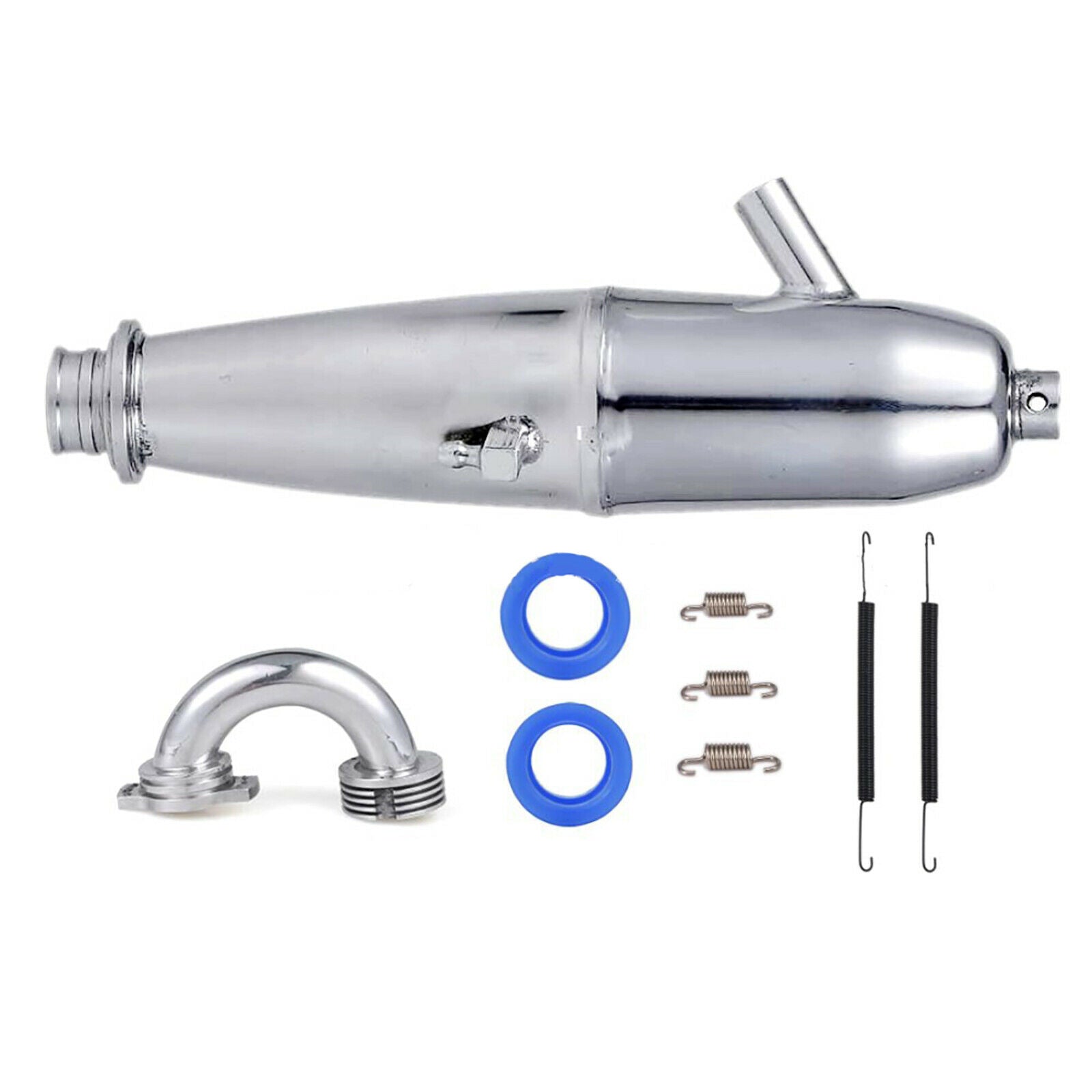 RC Car Exhaust Pipe for HSP HPI Redcat 1/8 Nitro RC Car BQ004 SH GO 21/28 Engine