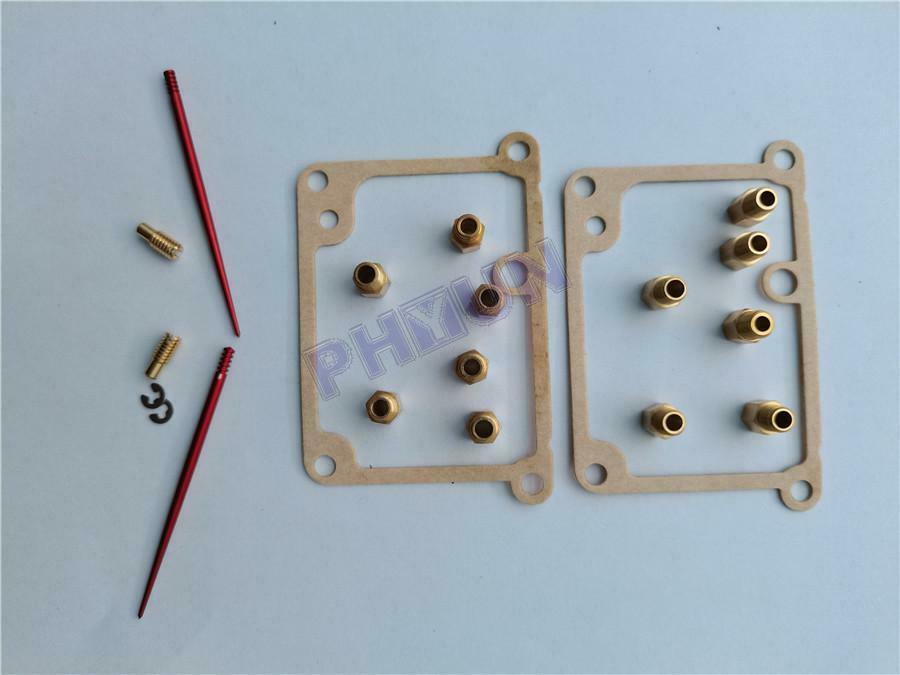 2x For Yamaha Banshee Carburetor Main Jets w/ Needle Gaskets Repair kit