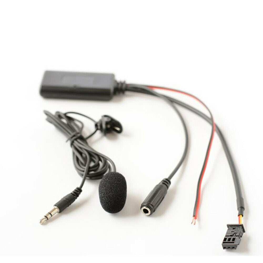 Car Bluetooth AUX Cable w/ Microphone For Mercedes Benz E/CLS/SLK 2004-2008