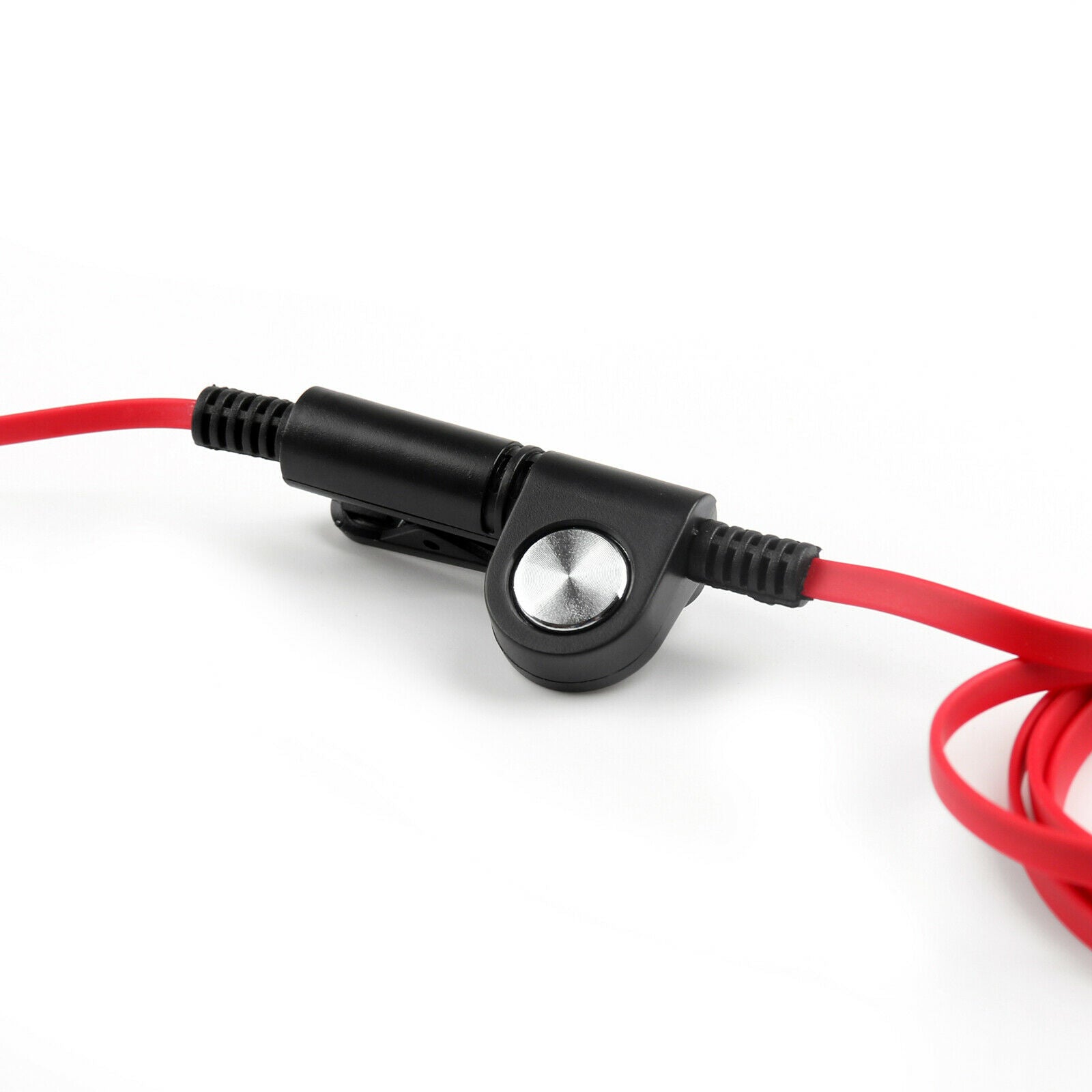 5x Headset Earpiece For Kenwood BAOFENG TYT LINTON UV-5R TG-UV2 Two Way Red CA