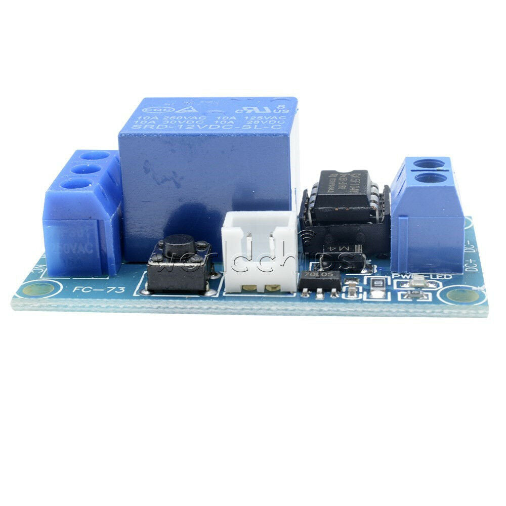 12V 1-Channel Latching Relay Module with Touch Bistable Switch MCU Control