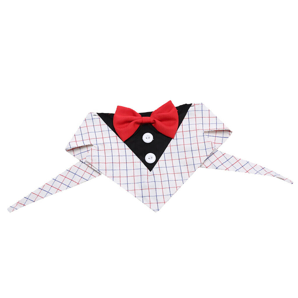 Pet Dog Cat Bandana Collar Puppy Triangle Neckerchief Scarf  Type 3 - L
