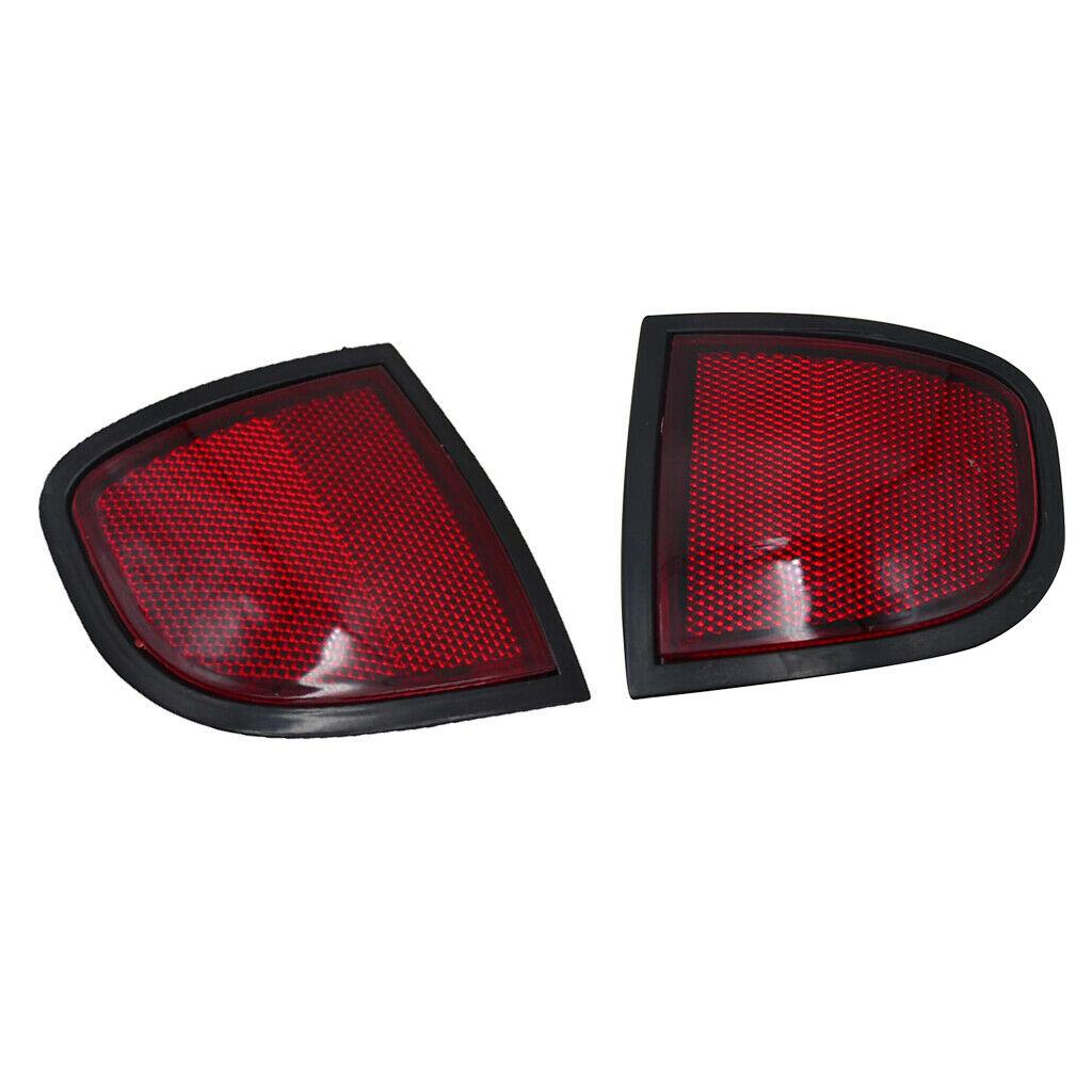 2Pcs Auto Rear Reflector Left & Right LH Red For Mitsubishi L200 2005-2015