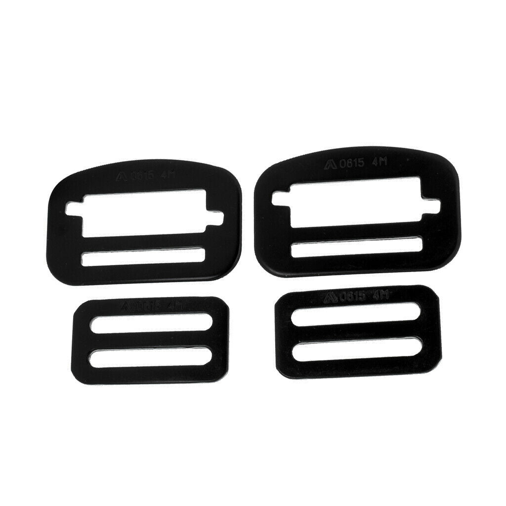 2 Pair of Climbing Harness with Adjustable Buckle - Fits 45mm / 1.75 "Straps