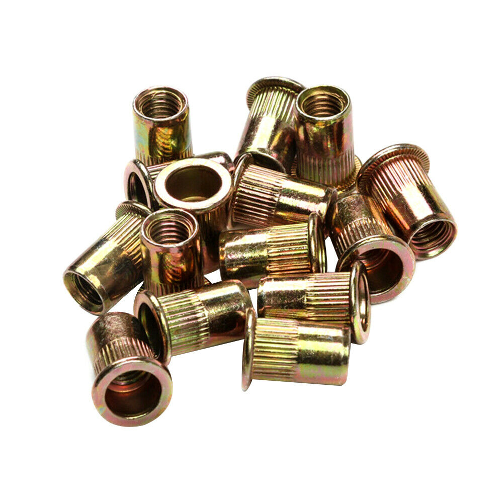 150Pcs Boxed Color-Plated Zinc Rivet Nut M3-M10 Set Vertical Rivet Nut Pull Cap
