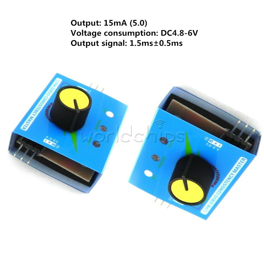 Steering Gear Tester Servo Motor Tester CCPM 3-Mode ESC for RC Helicopters
