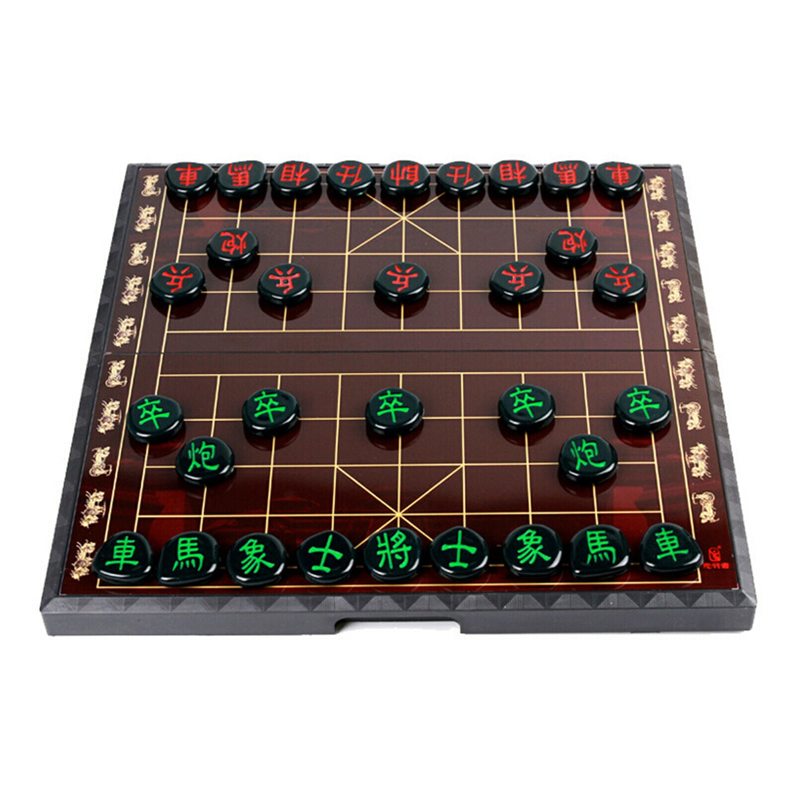 Portable Large Chinese Chess Board Magnetic Xiangqi Set for Set Party Family
