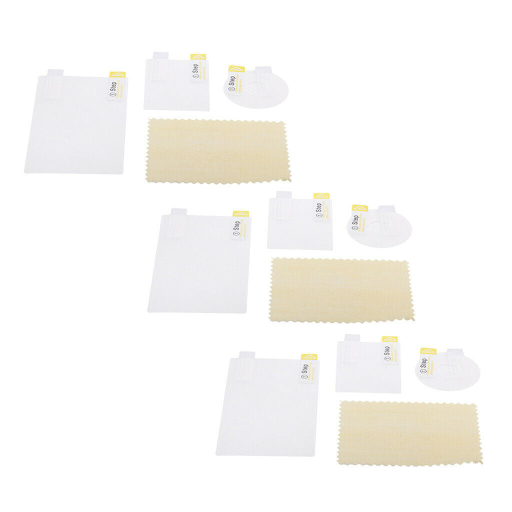 3pcs Anti-dust Screen Protector Set for iPod Classic 80/120/160GB Transparent