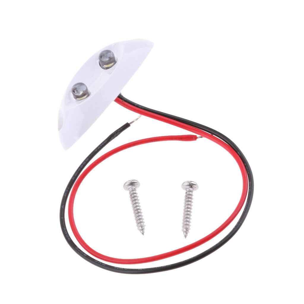 Marine Boat RV White LED Interior Courtesy Light Caravan Walkway Stair DC12V