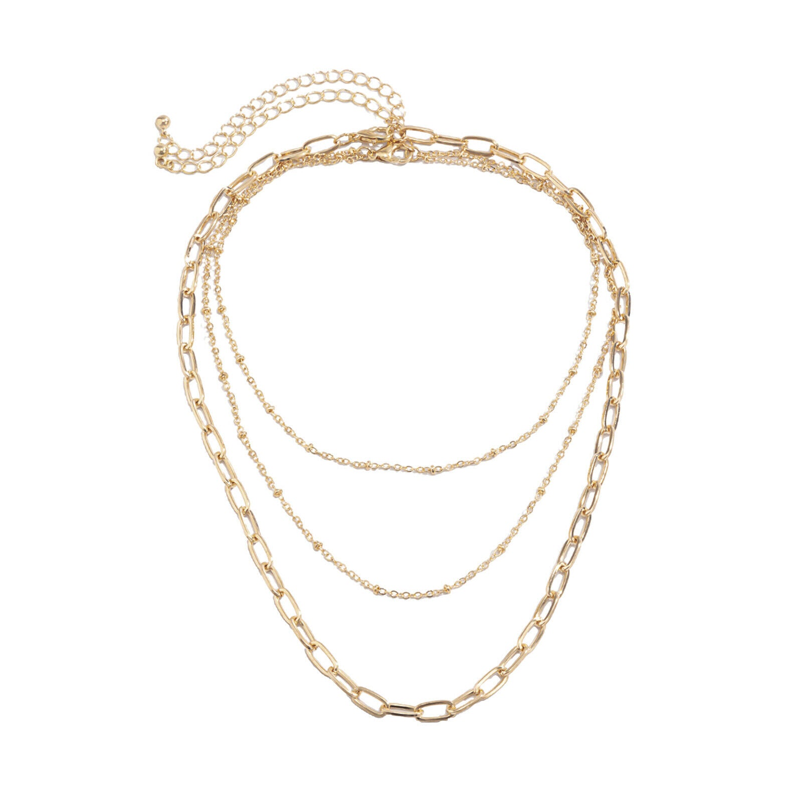 Women's Alloy Trendy Multi Layer Tassel Necklace Handmade Fashion Jewelry