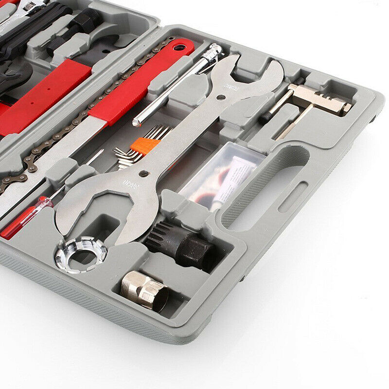 44pcs/box Bicycle Carbon Steel Repair Kit Super Equipment Toolbox Repair Tool Ad
