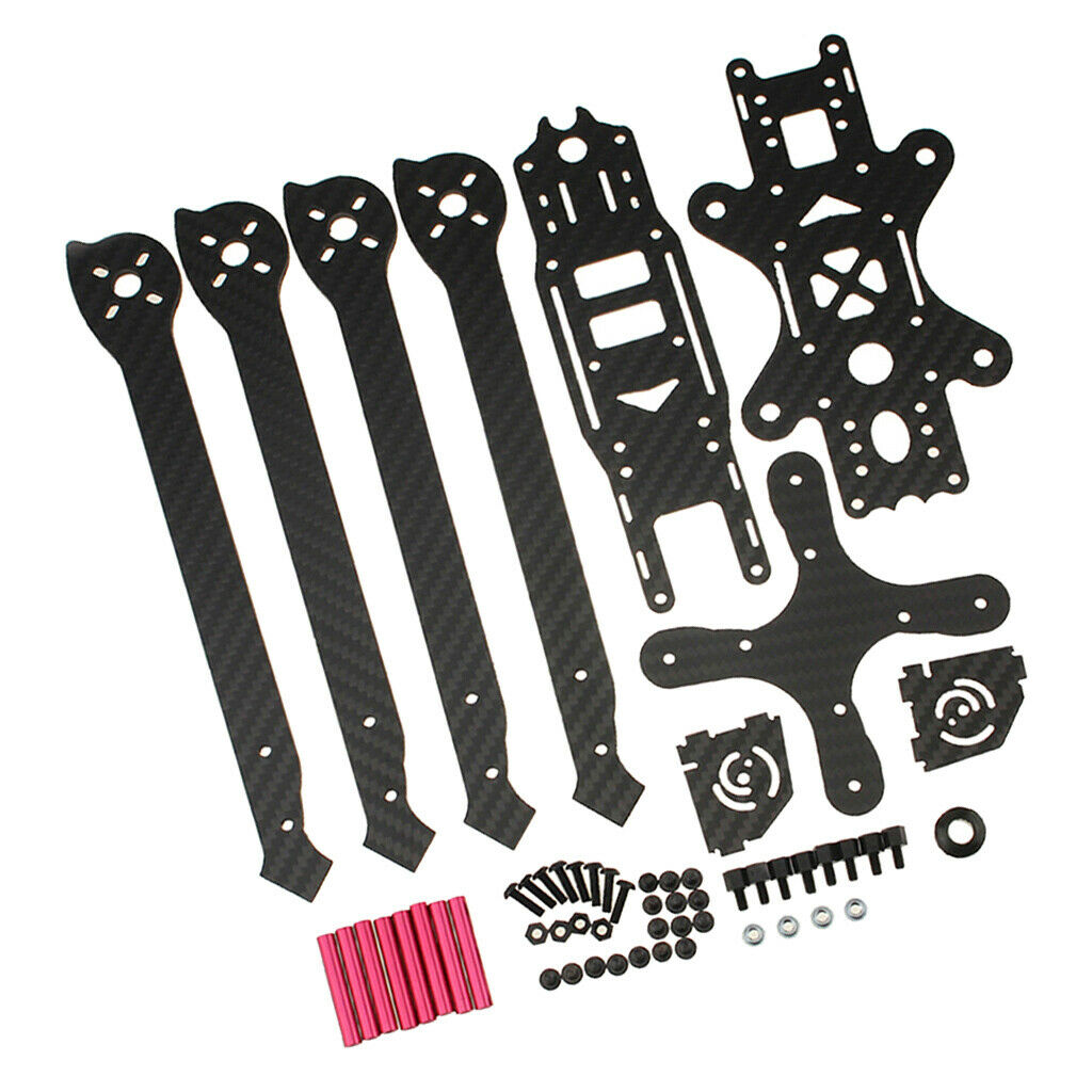 Alloy 360mm Carbon Fiber Body Frame Rack for 8-9inch RC FPV Racing Drone Kit