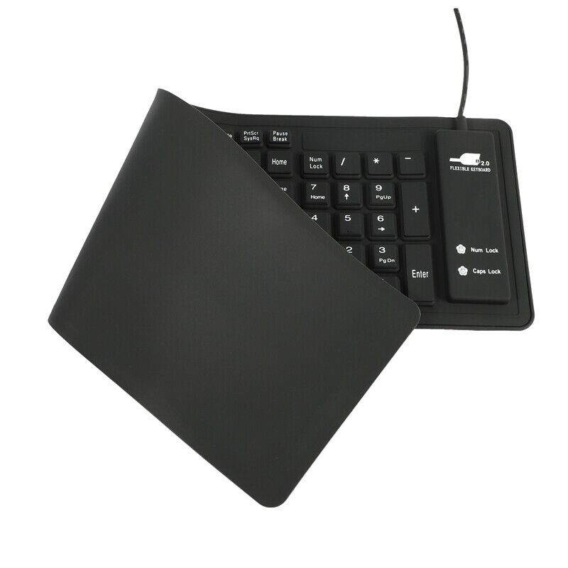 103Keys Silicon Keyboard Russian Layout USB Interface Keyboard Flexible Fol R4Z3