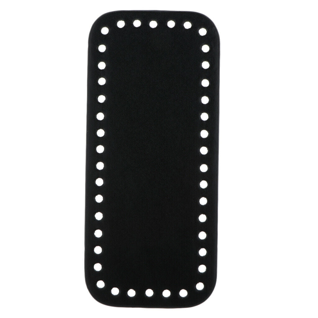 2X Solid Design Bag Bottom Shaper Cushion Insert Base for Bag Making Black