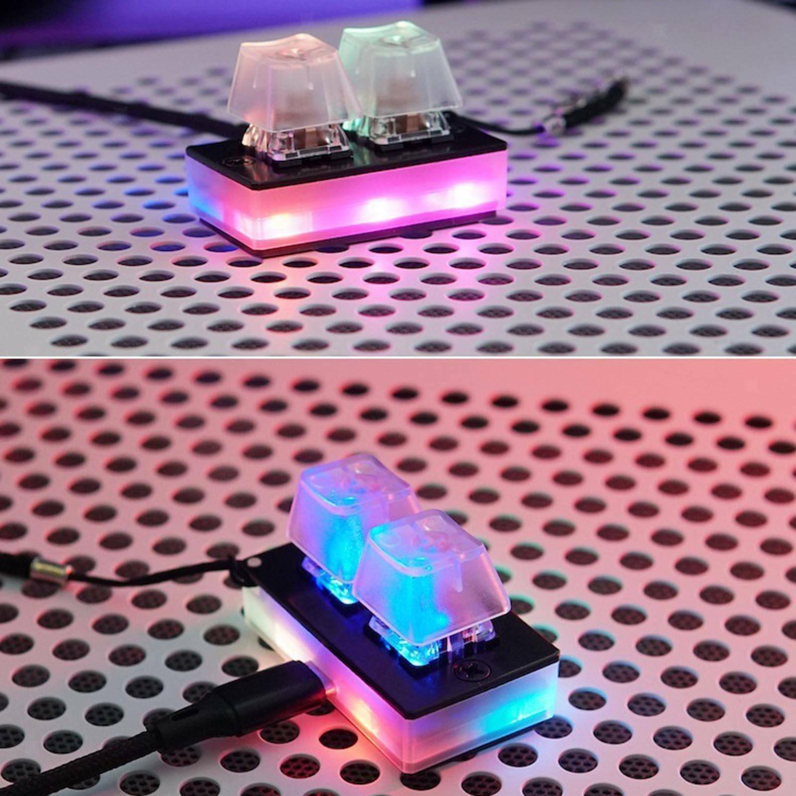 2-Key Keypad OSU Gaming Keyboards Detachable Professional, Hot Swap, RGB Cool