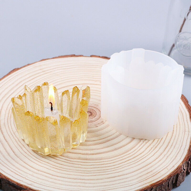 DIY Irregular Candle Holder Jewelry Box Silicon Mold Making Storage Epoxy.l8